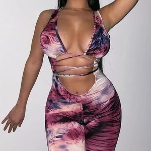 Fashion Nova Cut Out Jumpsuit